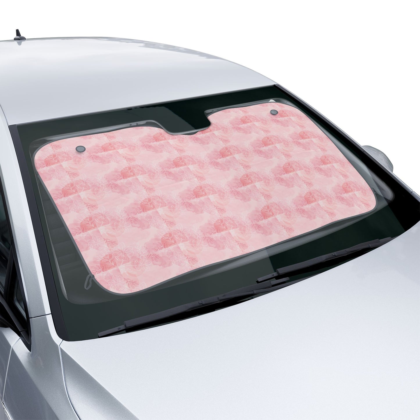 Pretty in Pink Car Sun Shades - Stylish UV Protection for Your Vehicle