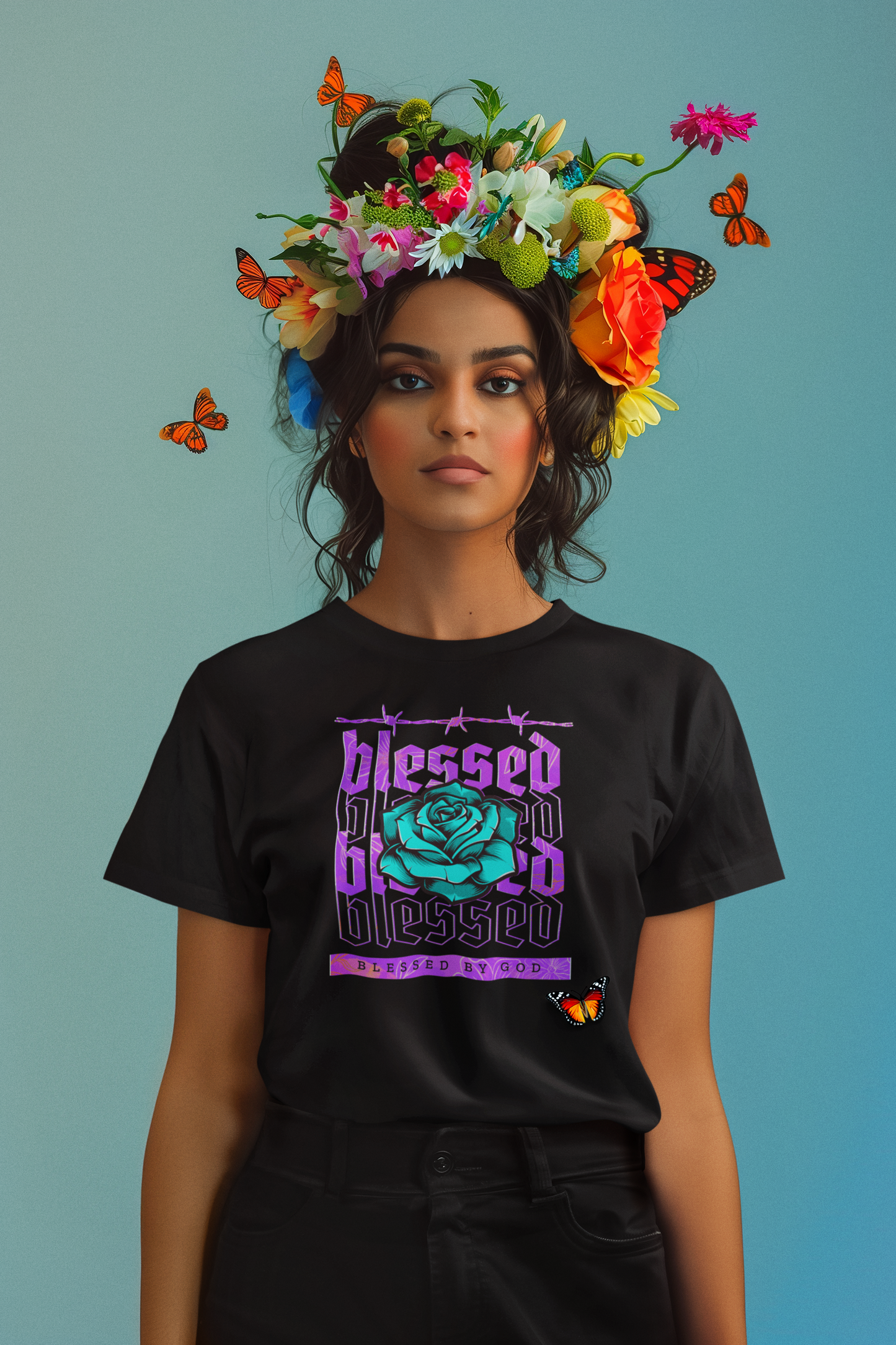 Blessed Purple Tee