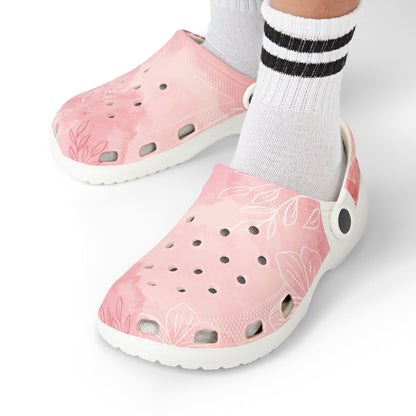 Flower Pattern Kid's EVA Foam Clogs – Comfortable Summer Footwear for Playtime