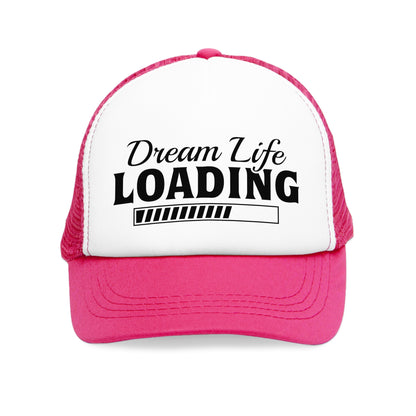 Dream Life Loading Mesh Cap - Trendy Snapback for Dreamers