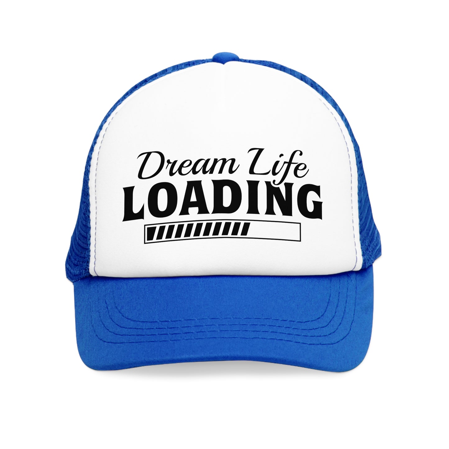 Dream Life Loading Mesh Cap - Trendy Snapback for Dreamers