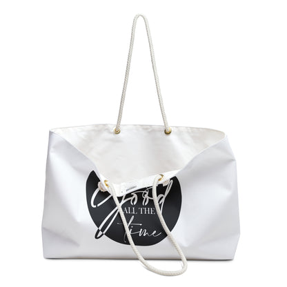 God is Good Weekender Bag - Inspirational Travel Tote for Faith and Everyday Use