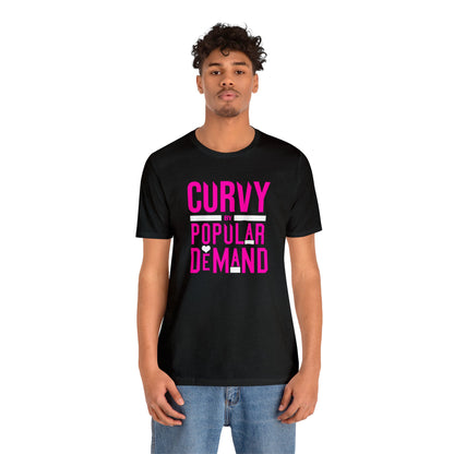 Curvy By Popular Deman Jersey Short Sleeve Tee