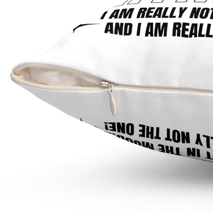 Try Me Not Decorative Pillow