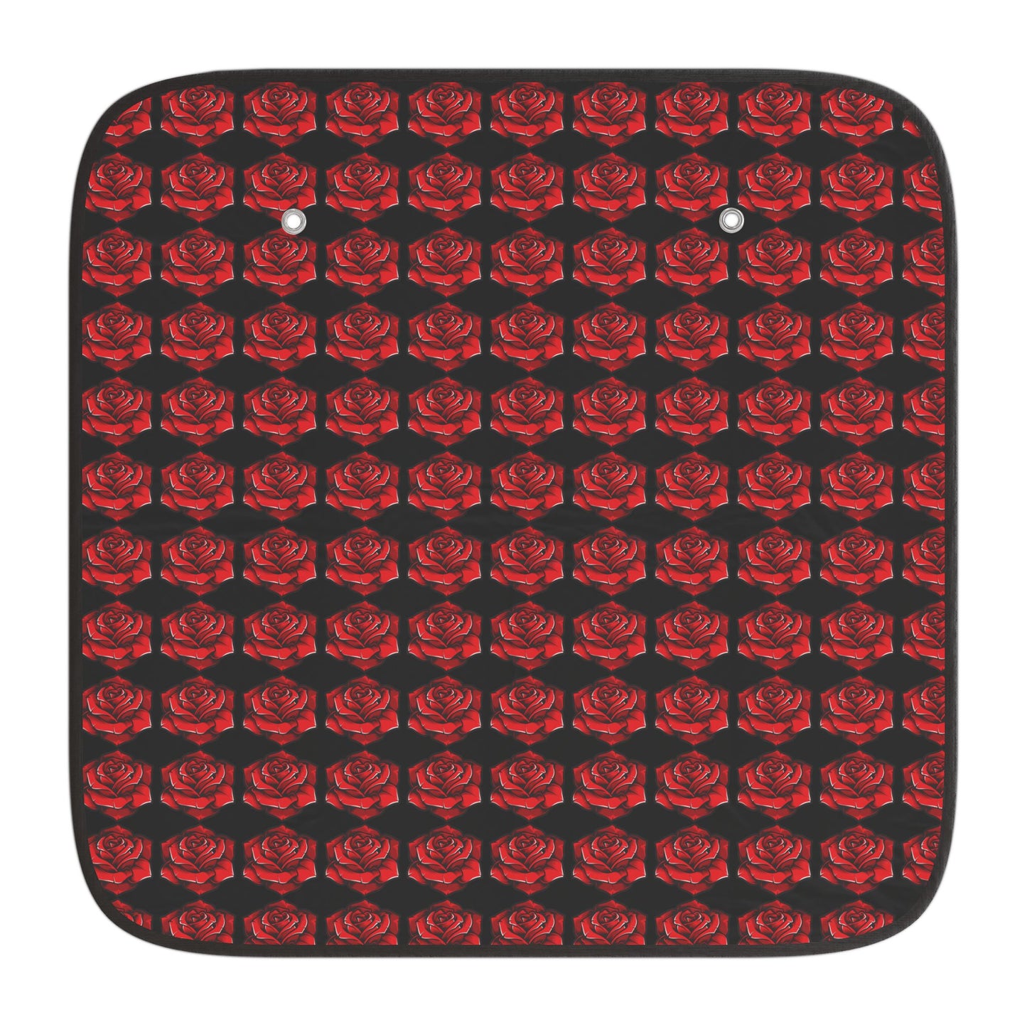 Elegant Red Rose Car Sun Shades - Stylish UV Protection for Your Vehicle