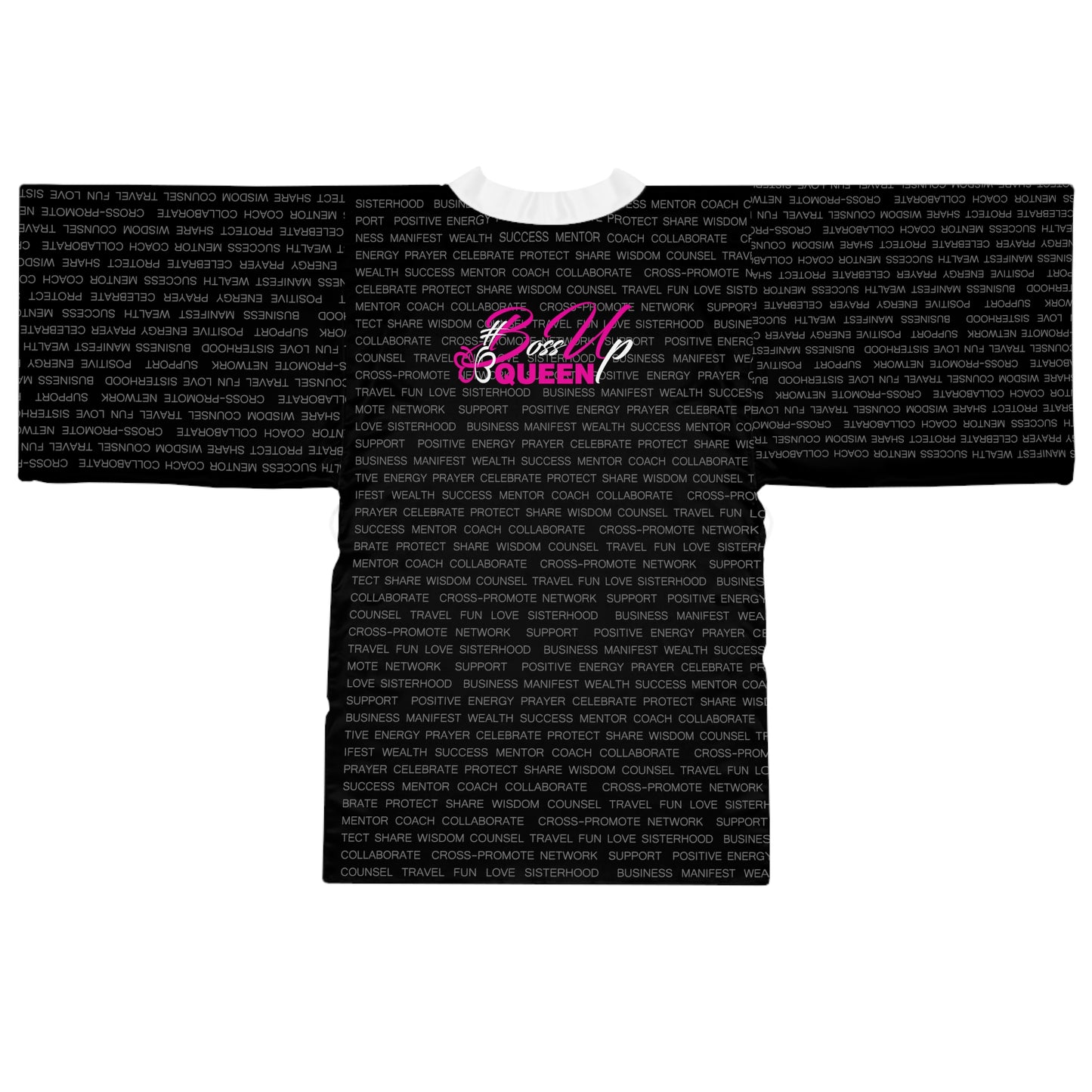 Long Sleeve Boss Up Queen Kimono Robe