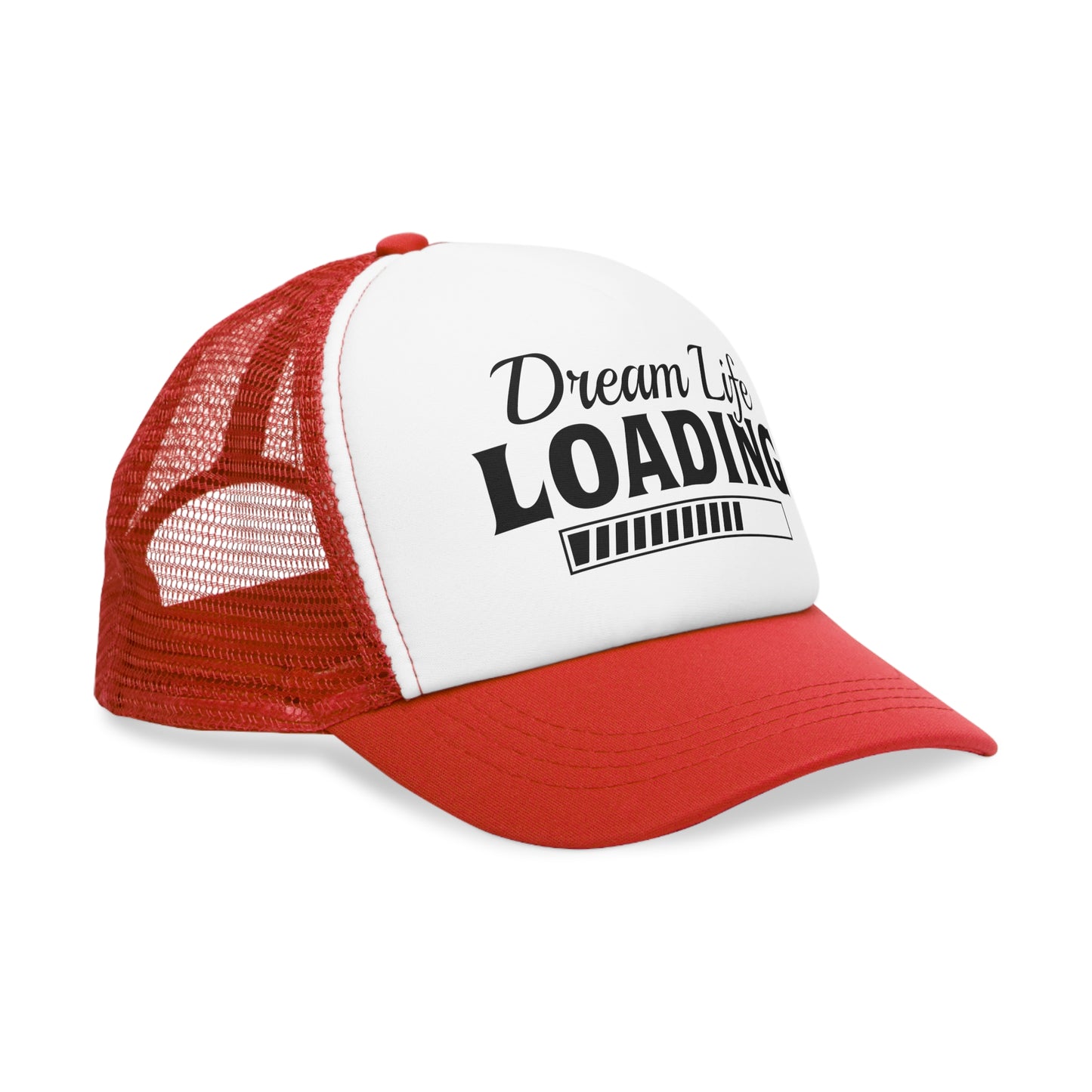 Dream Life Loading Mesh Cap - Trendy Snapback for Dreamers