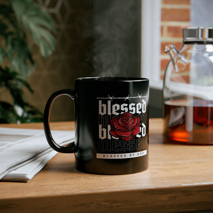 Blessed 11oz Black Mug