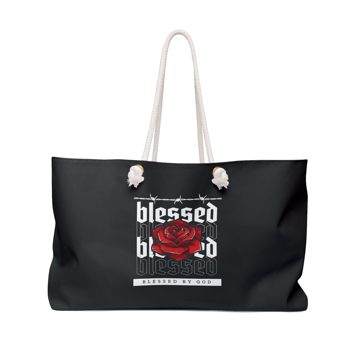 Blessed Black Weekender Bag