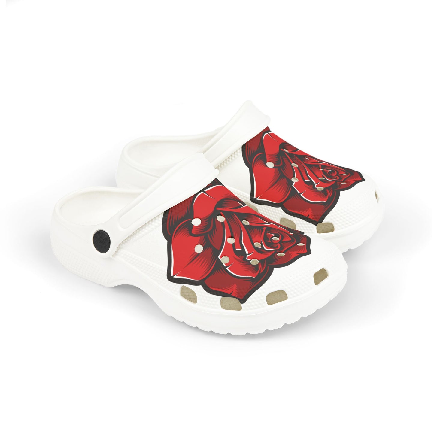 Kids' Floral Rose Clogs - Lightweight EVA Foam Shoes for Summer Fun