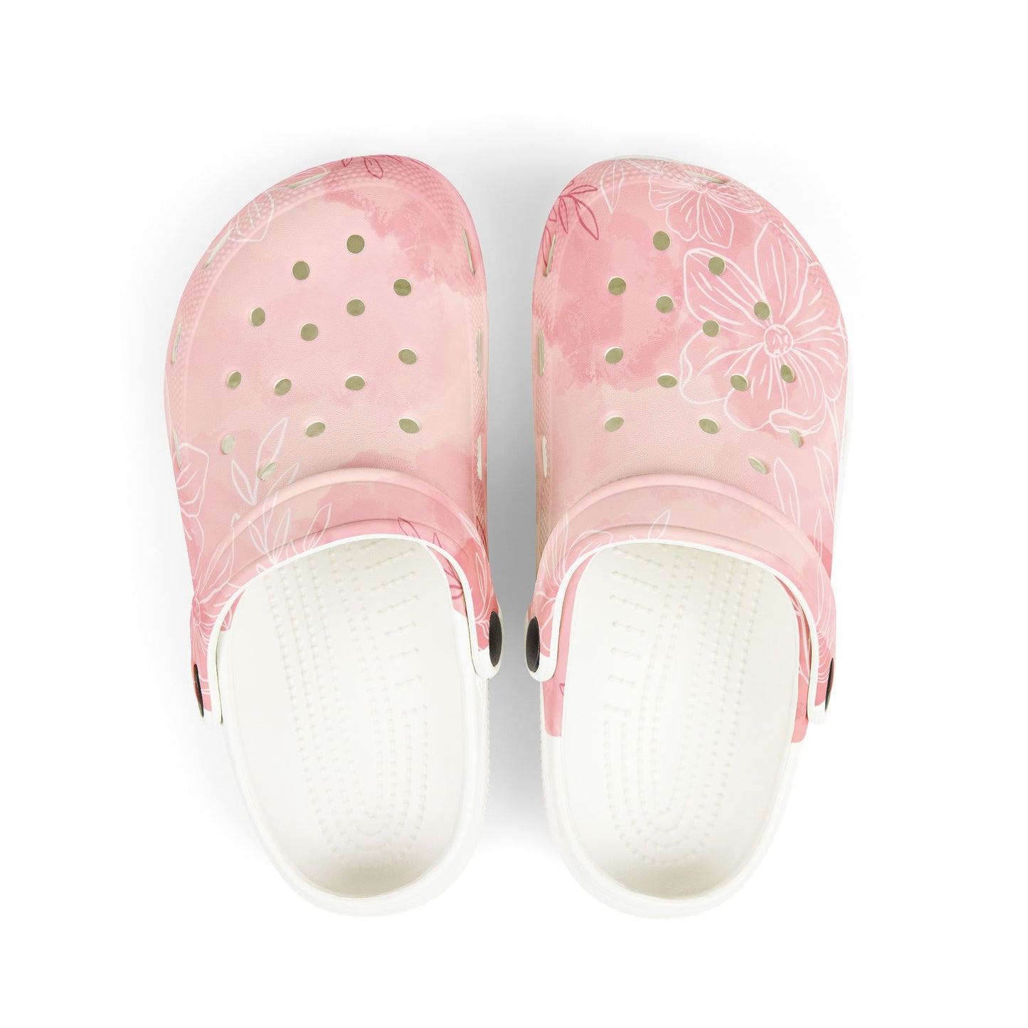 Flower Pattern Kid's EVA Foam Clogs – Comfortable Summer Footwear for Playtime