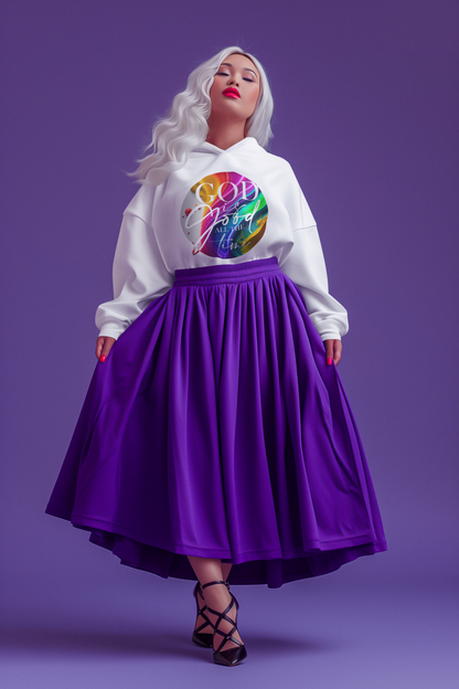 God is Good Unisex White Hoodie