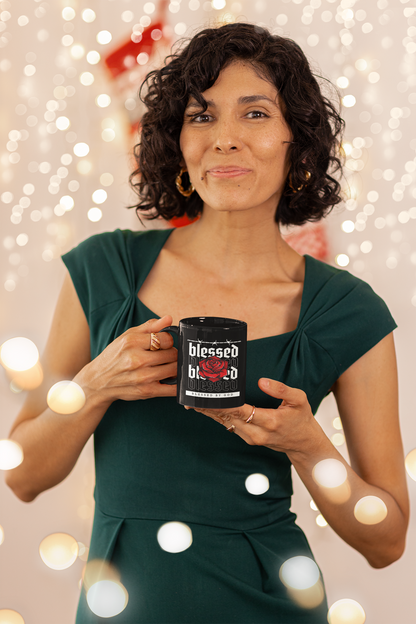 Blessed 11oz Black Mug
