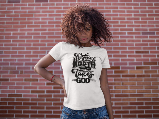 Faith-Inspired Unisex Jersey Tee: 'Anything Worth Anything Takes Faith in God & Prayer'
