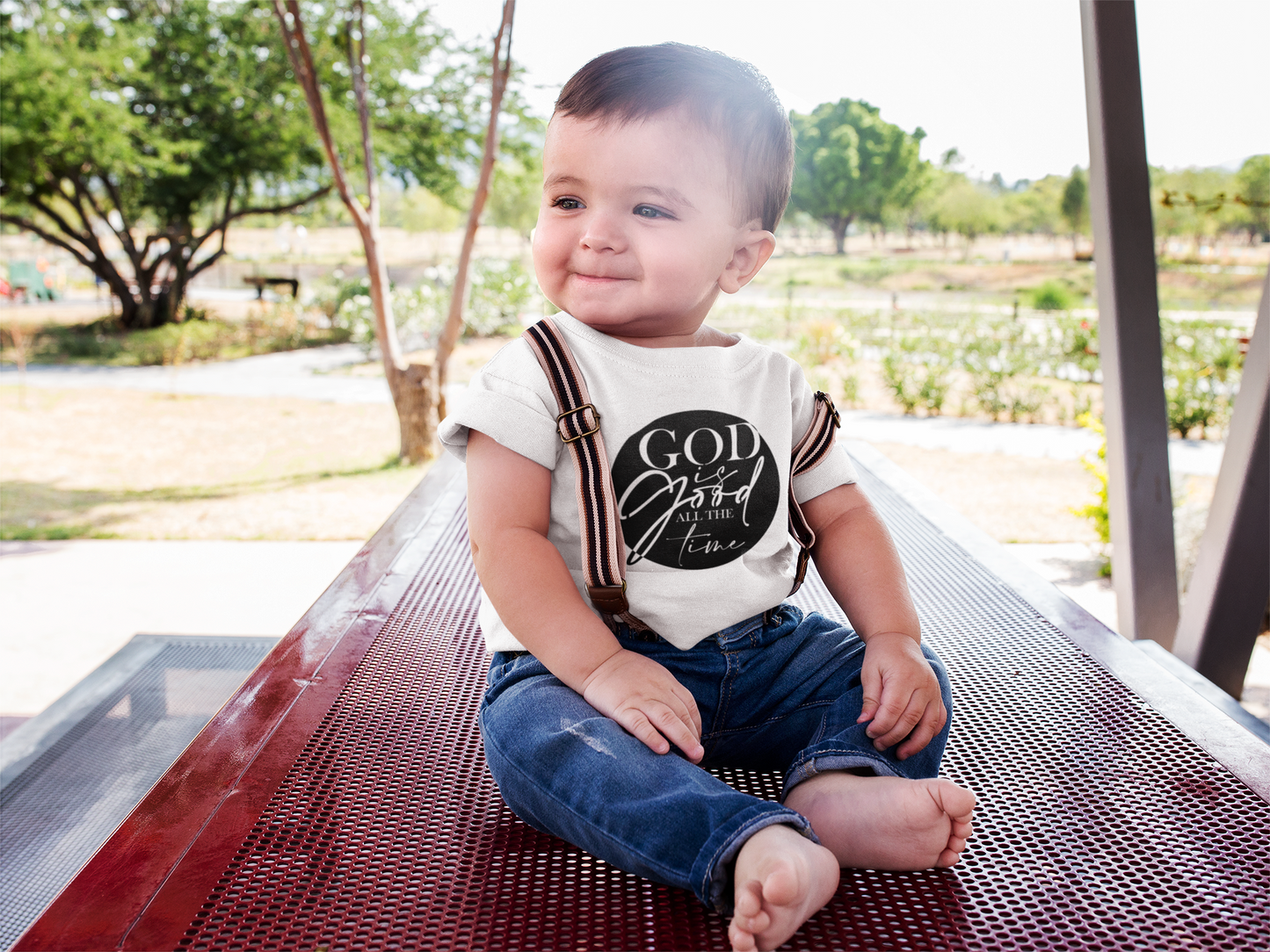 God is Good Infant Tee - Cute Baby Shirt for Faith-Inspired Families