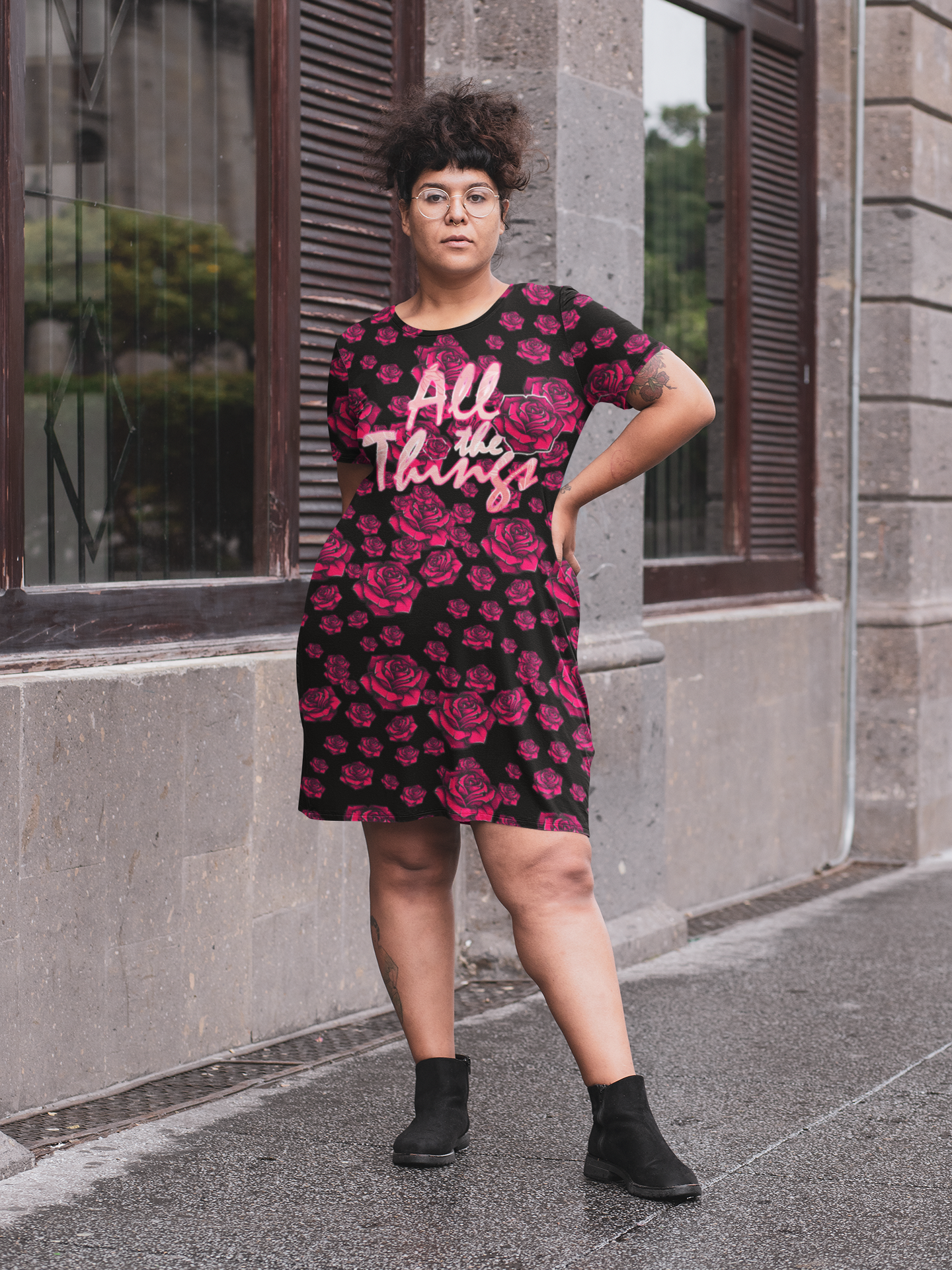 All the Things Floral T-Shirt Dress | Casual Comfort for Everyday Wear