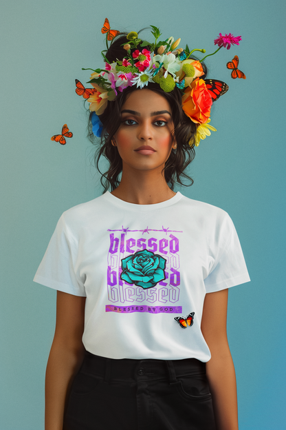 Blessed Purple Tee
