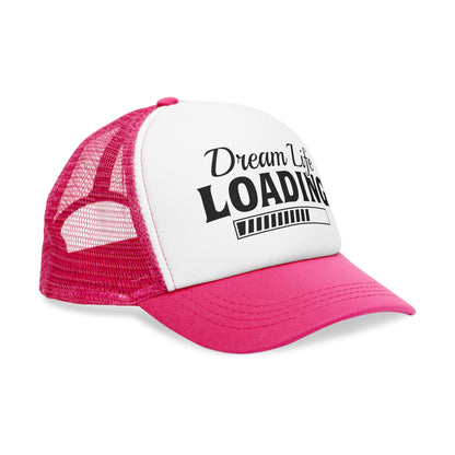 Dream Life Loading Mesh Cap - Trendy Snapback for Dreamers