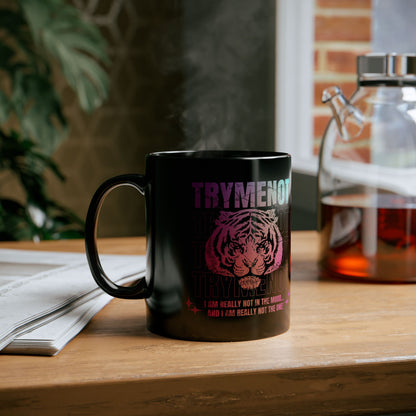 Try My Not 11oz Black Mug