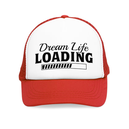 Dream Life Loading Mesh Cap - Trendy Snapback for Dreamers