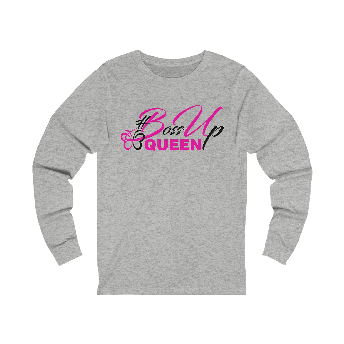 Boss Up Queen Jersey Long Sleeve Tee