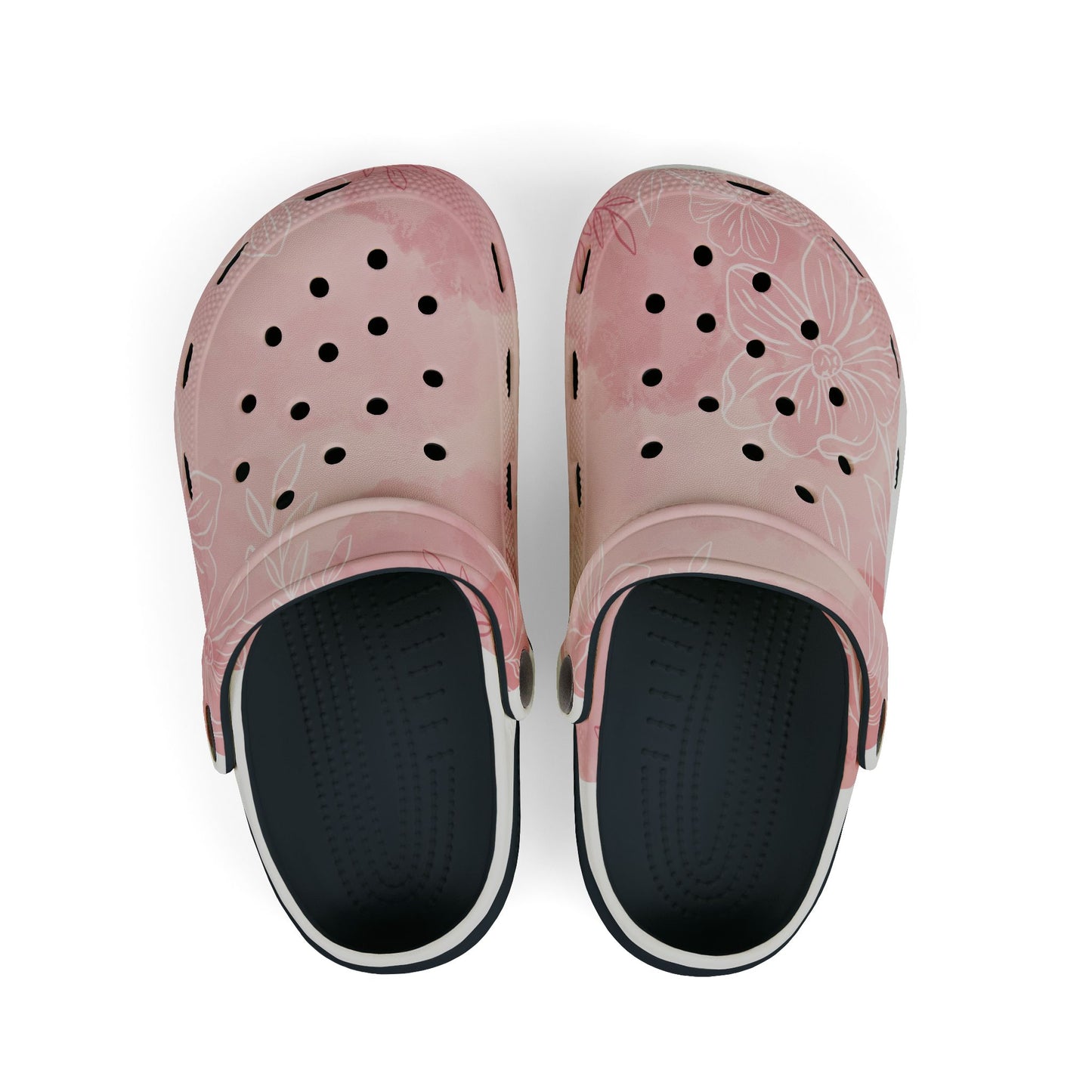 Flower Pattern Kid's EVA Foam Clogs – Comfortable Summer Footwear for Playtime