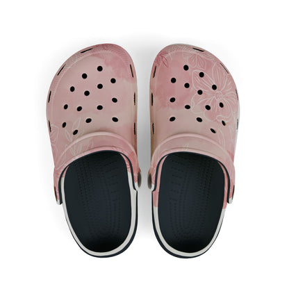 Flower Pattern Kid's EVA Foam Clogs – Comfortable Summer Footwear for Playtime