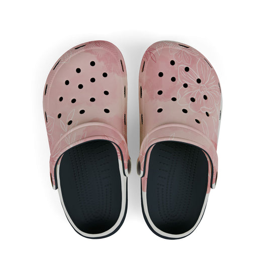 Flower Pattern Kid's EVA Foam Clogs – Comfortable Summer Footwear for Playtime