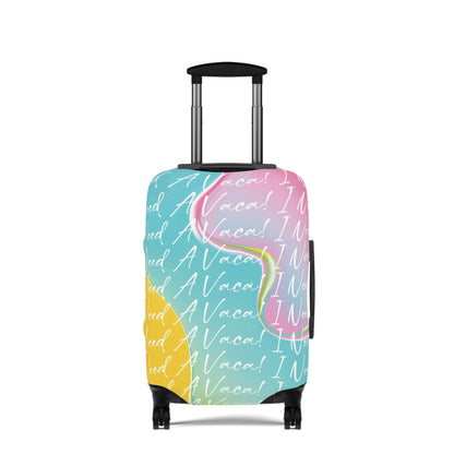 Colorful Vacation Luggage Cover - Fun Travel Accessory with ‘I Need A Vacay’ Design