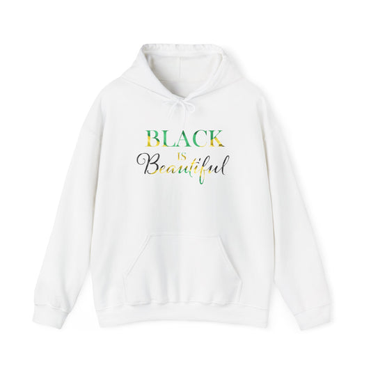 Black Is Beautiful Jamaican Flag Unisex Hoodie