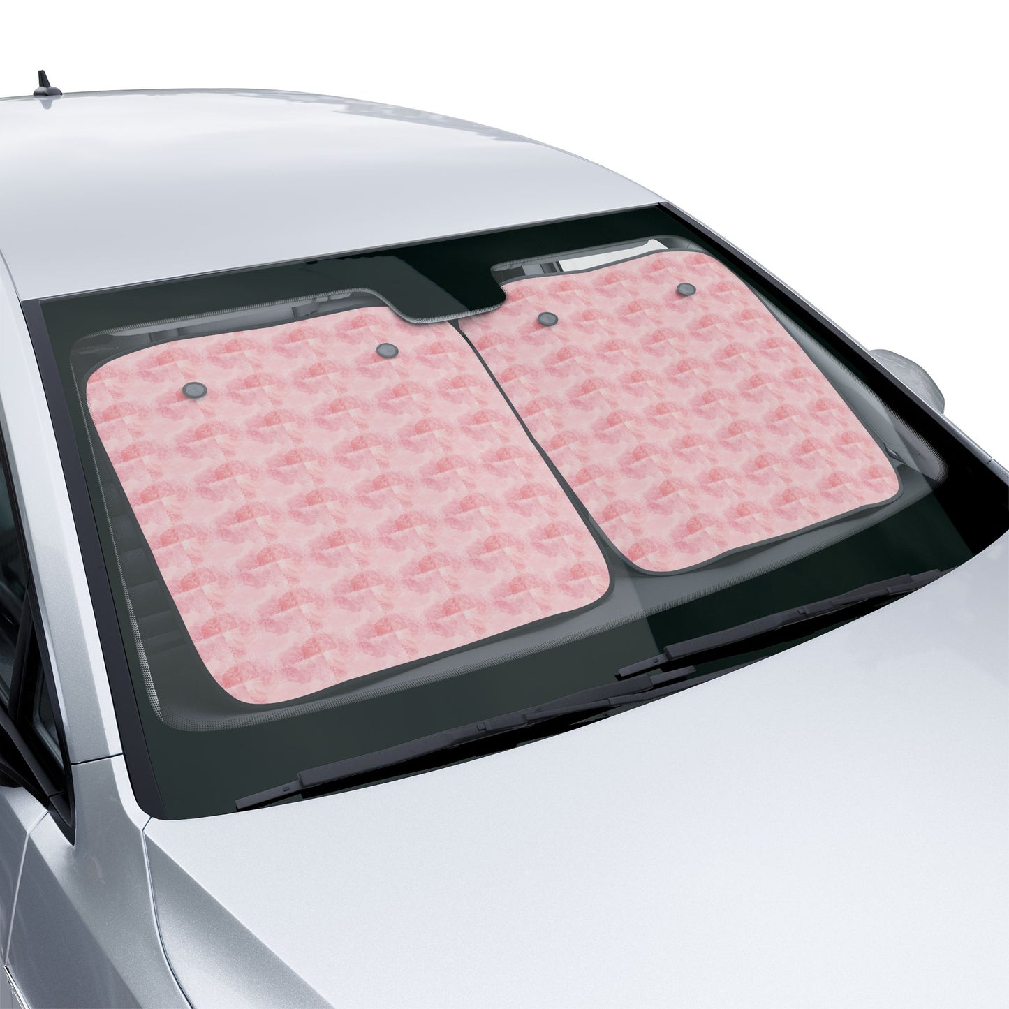 Pretty in Pink Car Sun Shades - Stylish UV Protection for Your Vehicle