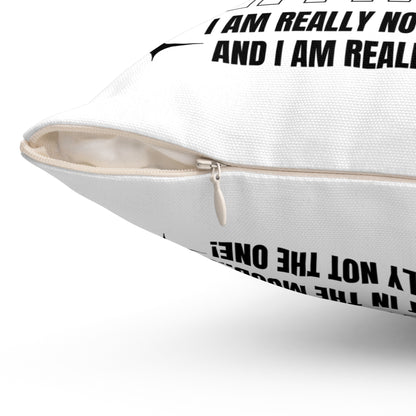 Try Me Not Decorative Pillow