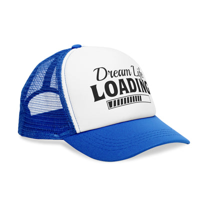 Dream Life Loading Mesh Cap - Trendy Snapback for Dreamers