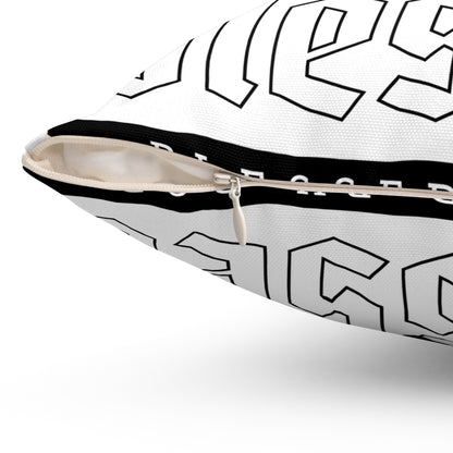 Blessed Rose Decorative Pillow - Red Floral Home Accent