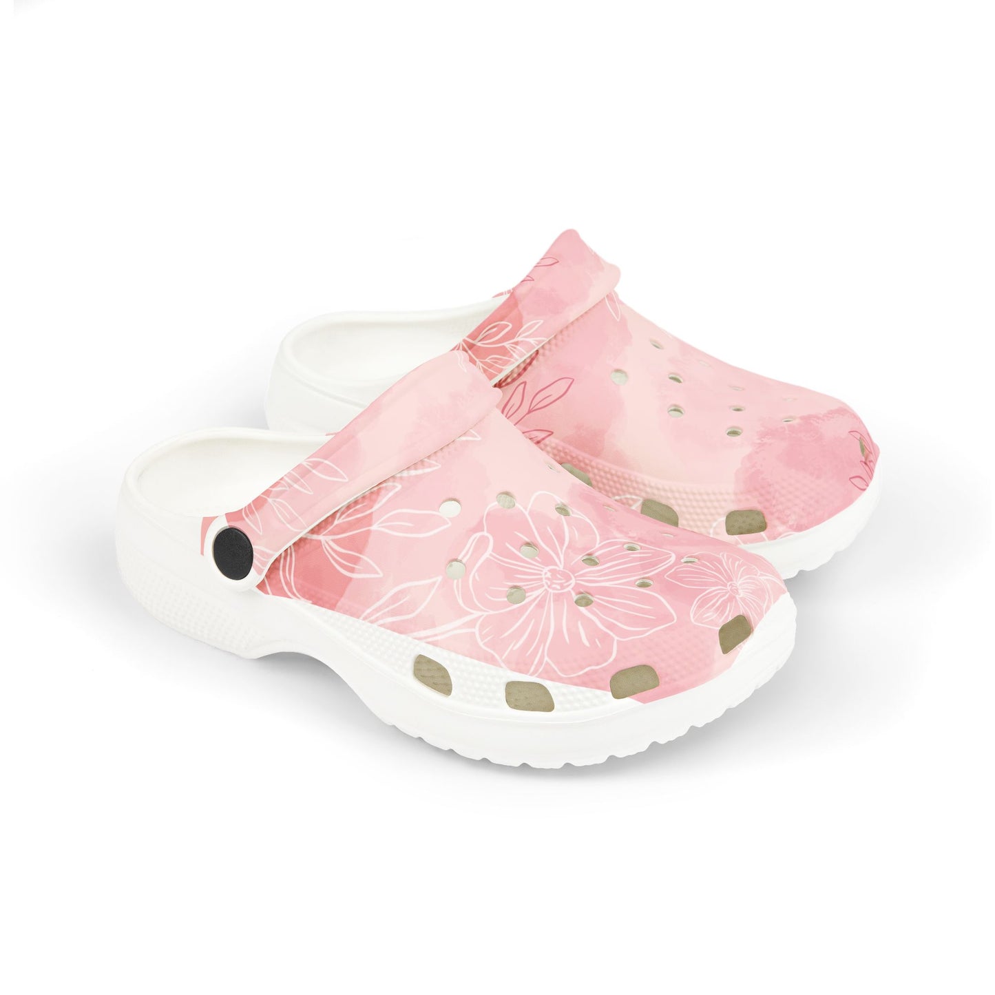 Flower Pattern Kid's EVA Foam Clogs – Comfortable Summer Footwear for Playtime