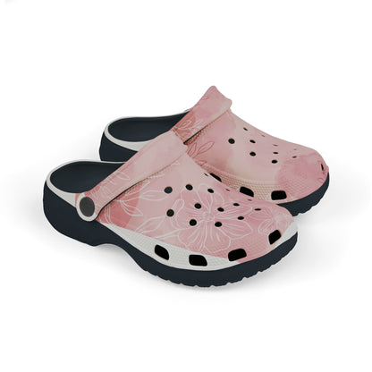 Flower Pattern Kid's EVA Foam Clogs – Comfortable Summer Footwear for Playtime