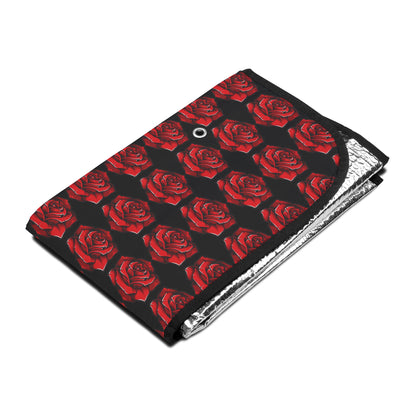 Elegant Red Rose Car Sun Shades - Stylish UV Protection for Your Vehicle