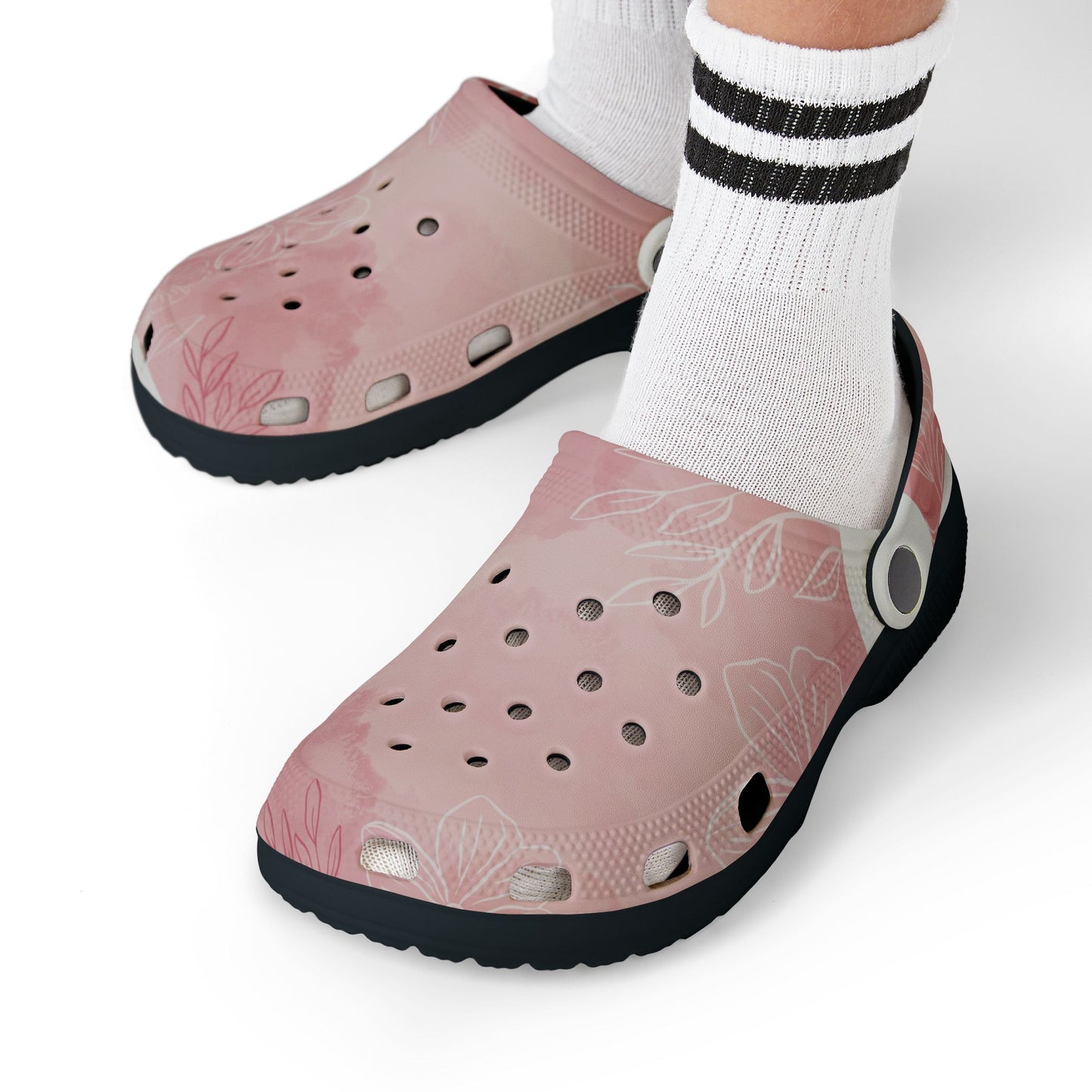 Flower Pattern Kid's EVA Foam Clogs – Comfortable Summer Footwear for Playtime