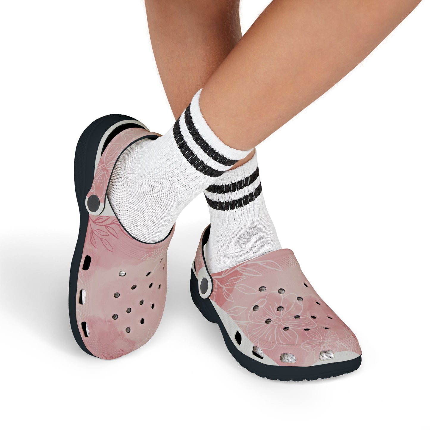 Flower Pattern Kid's EVA Foam Clogs – Comfortable Summer Footwear for Playtime