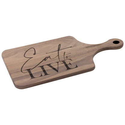 Eat to Live HARDWOOD PADDLE CUTTING BOARD