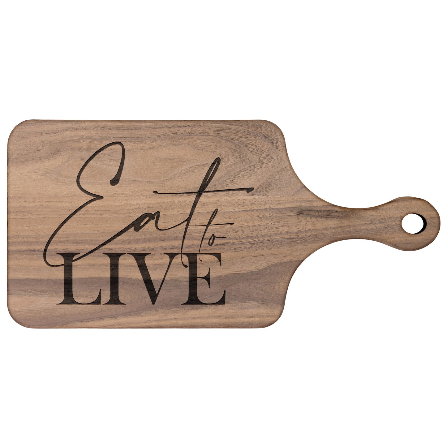 Eat to Live HARDWOOD PADDLE CUTTING BOARD