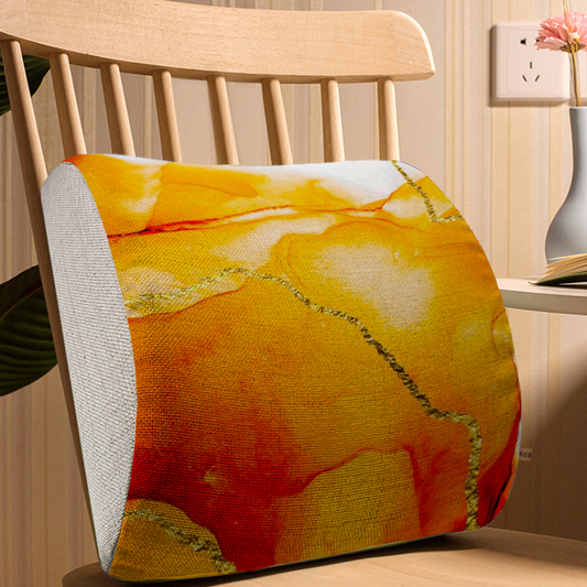 Liquid Sun Memory Foam Lumbar Support Back Cushion Pillow,